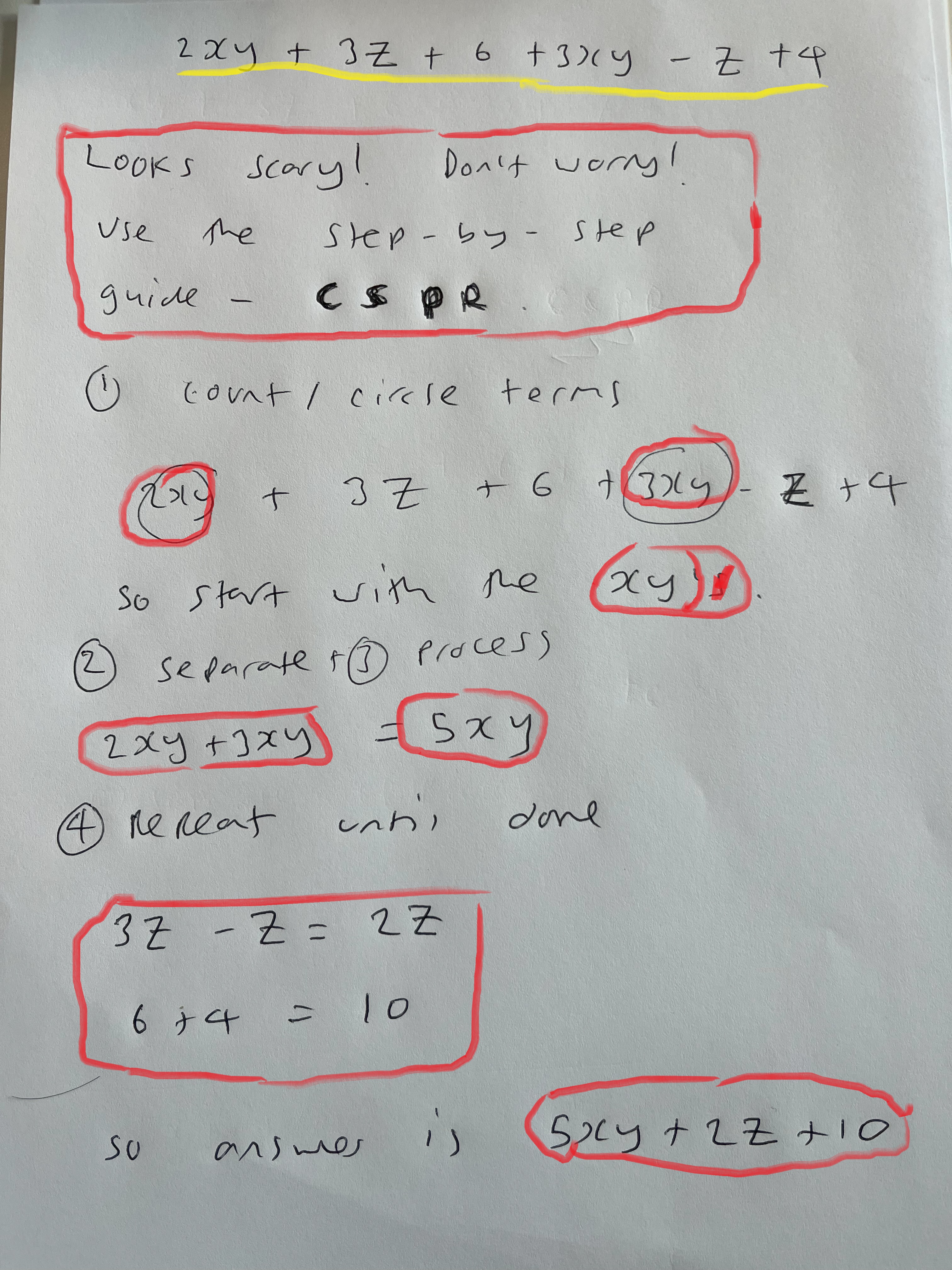 example question